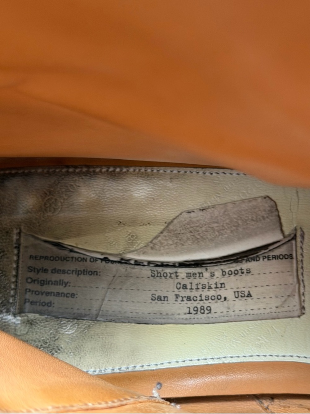 Maison Margiela Light Olive Calf Skin Vibram Sole Men’s Ankle Boots Size EU 45 - Picture 12 of 16